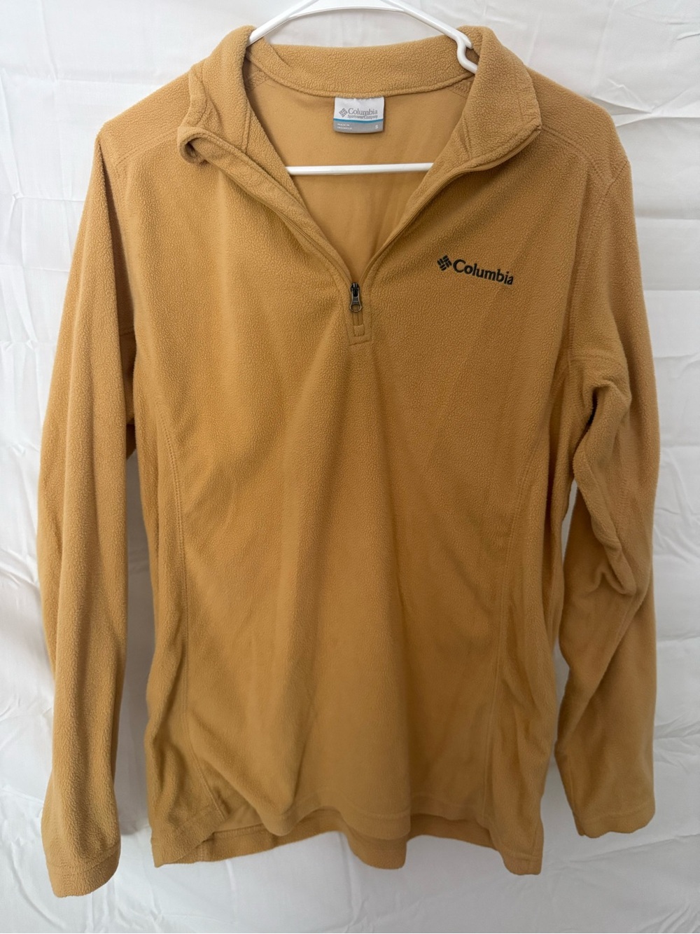 Columbia Half-Zip Fleece Pullover - yellow